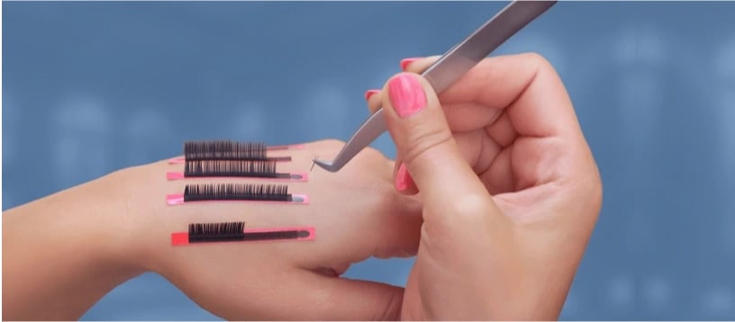 Permanent eyelashes extension